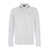 Emporio Armani White Long Sleeve Polo Shirt With Logo Embroidery In Stretch Cotton Man WHITE