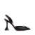 AMINA MUADDI Amina Muaddi Begum Satin Slingback Pumps Black