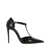 Dolce & Gabbana Black Pumps With Stiletto Heel And Croco Print In Leather Woman Black