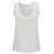 P.A.R.O.S.H. White Tank Top With Plunging U Neckline In Polyamide Woman WHITE