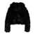 ENTIRE STUDIOS Entire Studios Proximity Fur Crop Clothing Black