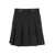 Ganni Light Twill Pleated Mini Skirt Black