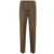 Golden Goose Golden Goose Journey W`S Pant Tapered High Waisted Blend Virgin Wool Twill Clothing BROWN