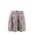 Golden Goose Golden Goose Grey Viscose Shorts MIDNIGHT/ECRU