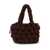 JW Anderson JW Anderson Small Blanket Shopper Chenille Shoulder Bag BROWN