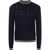 Moncler Moncler Round Neck Tricot Clothing BLUE