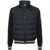 Moncler Moncler Knitted-Panels Padded Jacket BLUE