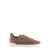 ZEGNA Zegna Taupe Suede Slipon Sneakers CIOCCOLATO