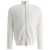 Brunello Cucinelli Brunello Cucinelli Half English Rib Turtleneck Cardigan With Zipper WHITE