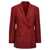 Brunello Cucinelli Brunello Cucinelli Single-Breasted Wool Blazer RED