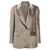 Brunello Cucinelli Brunello Cucinelli Single-Breasted Chenille Blazer GRAY