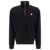 MAISON KITSUNÉ Maison Kitsuné "Fox Head" Half-Zip Sweatshirt Black