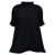 PLEATS PLEASE ISSEY MIYAKE Pleats Please Issey Miyake 'Bounce Knit' Blouse Black