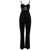 Elisabetta Franchi Elisabetta Franchi Full Bodysuit With Jacquard Effect And Lace Black