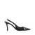 Diesel Diesel Venus Leather Slingback Pumps Black