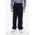 AMI ALEXANDRE MATTIUSSI Wool Cloth Chinos Pants With Hidden Fastening Blue