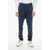 Incotex Cotton Stretch Chinos Pants With Belt Loops Blue