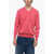 BRUNO MANETTI V-Neck Cashmere Sweater Pink