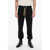 Lanvin Brushed Cotton Lace Crab Sweatpants With Drawstring Black