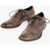 CORNELIANI Solid Color Leather Oxford Shoes Brown