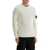 Stone Island Ribbed Wool Crewneck Sweater BCO NATURALE