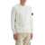 Stone Island Cotton Stretch Pullover Sweater BCO NATURALE