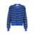 Marni Marni Blue And Black Wool Knitwear MAZARINE BLUE