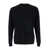 LOW BRAND Black Crew Neck Pullover In Virgin Wool Man Black