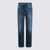 Brunello Cucinelli Brunello Cucinelli Dark Blue Cotton Jeans BLUE