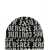 Versace Jeans Couture Knitted Beanie Hat BLACK