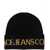 Versace Jeans Couture Beanie Hat With Logo BLACK