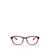 Oakley Oakley Eyeglasses POLISHED TRANSPARENT BRICK RED