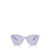 Emporio Armani Emporio Armani Sunglasses SHINY STRIPED LILAC