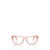 Prada Prada Eyewear Eyeglasses TRANSPARENT PEACH