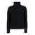 Allude Black High Neck Sweater In Wool And Cashmere Woman Black