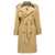 Burberry Burberry Gabardine Long Trench Coat Beige