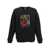 Loewe Logo embroidery sweatshirt Black