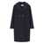 Harris Wharf London LONDON HARRIS WHARF LONDON BLUE BOUCLÉ COAT Blue