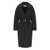 Elisabetta Franchi ELISABETTA FRANCHI BLACK COAT WITH BELT Black