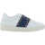 Valentino Garavani Rockstud Sneakers BIANCO/LIGHT DENIM