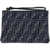 Fendi Peekaboo Clutch Bag BL+GRIGIO+BL NOTT+OS