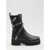 Rene Caovilla Juniper 45 Biker Boots BLACK