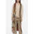 Moschino Couture Cotton Long Vest With Arazzo Style Motif Multicolor