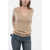 Vince V Neck Pure Cashmere Sweater Beige