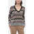 MISSONI BEACHWEAR Crew Neck Wool Blend Sweater With Iconic Pattern Multicolor