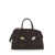 Salvatore Ferragamo 'Hug Bicolor' Brown Handbag With Logo And Gancini Buckle In Leather Woman BROWN