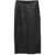 ALYSI Alysi Leather Midi Skirt Black