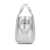 Marc Jacobs Marc Jacobs Silver Leather The Mini Tote METALLIC SILVER