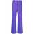 MSGM Msgm High-Waisted Tailored Trousers Purple