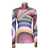 PUCCI Pucci Printed Long-Sleeve Top MULTICOLOR